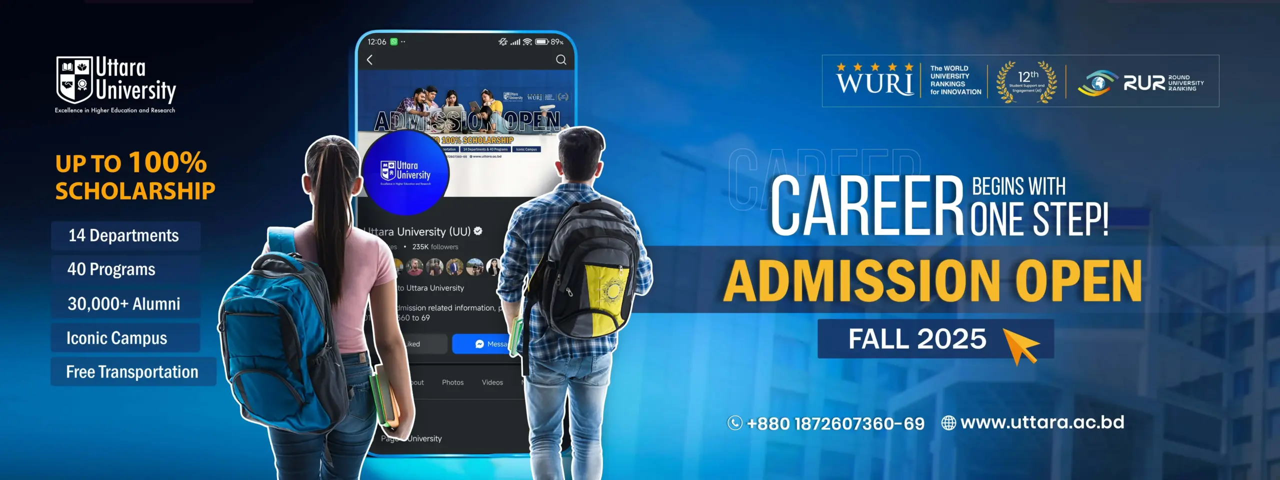 UU 8th convocation Web Banner