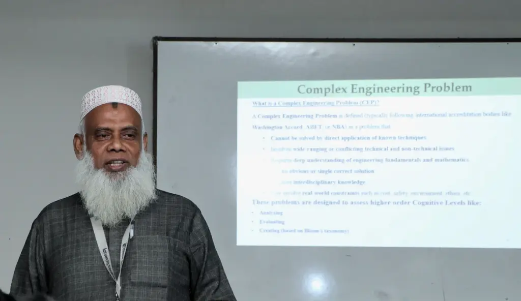 Workshop on OBE-Based System held at Uttara University
