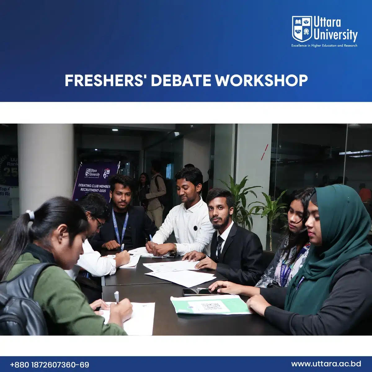 Uttara University Debating Club Ushers in a New Era with Summer 2025 Recruitment
