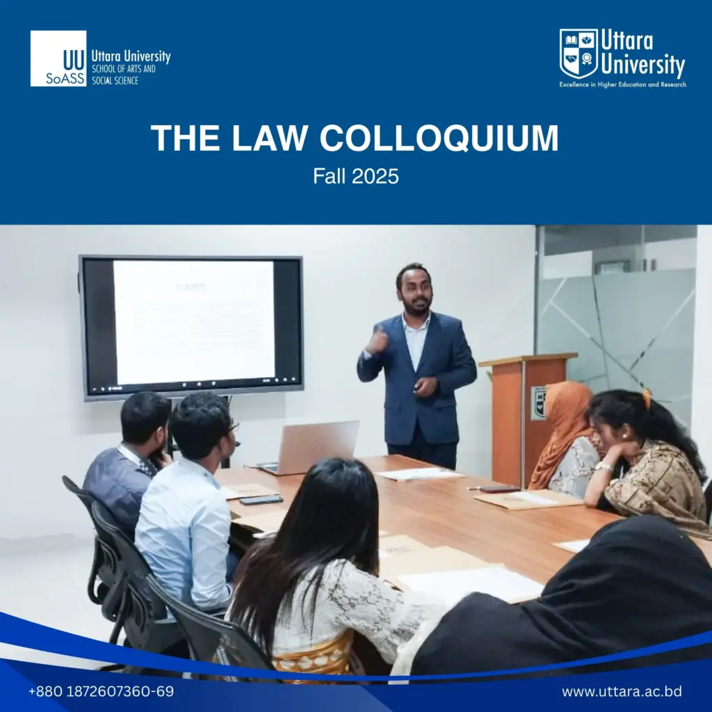 Uttara University’s Department of Law Hosts Fall 2025 Colloquium