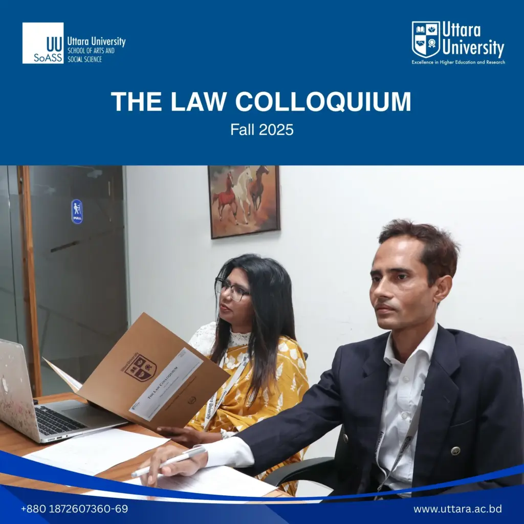 Uttara University’s Department of Law Hosts Fall 2025 Colloquium