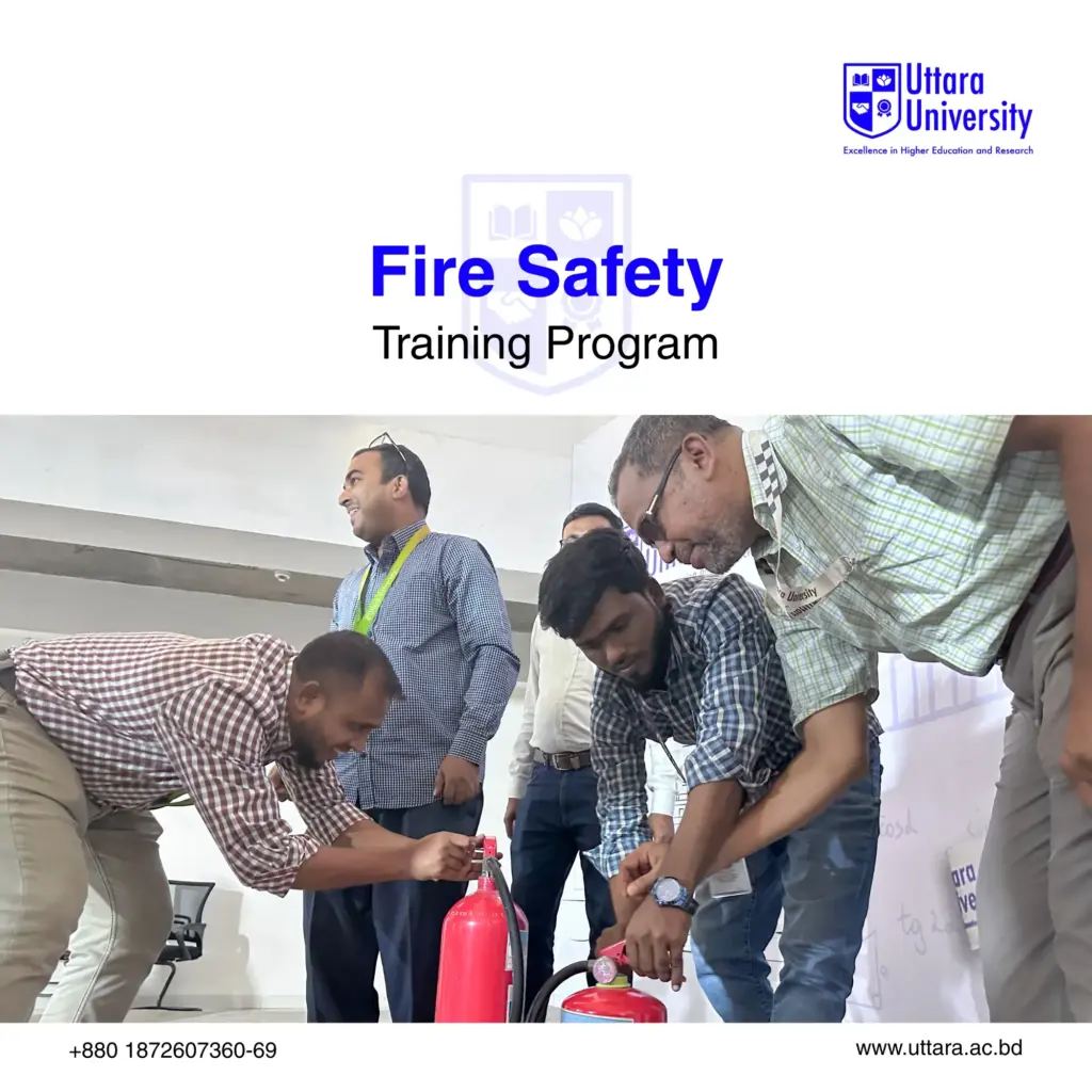 Uttara University Organises Fire Safety Training Program