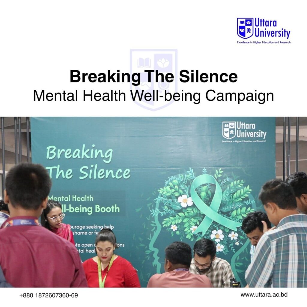 Uttara University Honours “Champions of Hope” as Part of Month-Long Mental Health Campaign