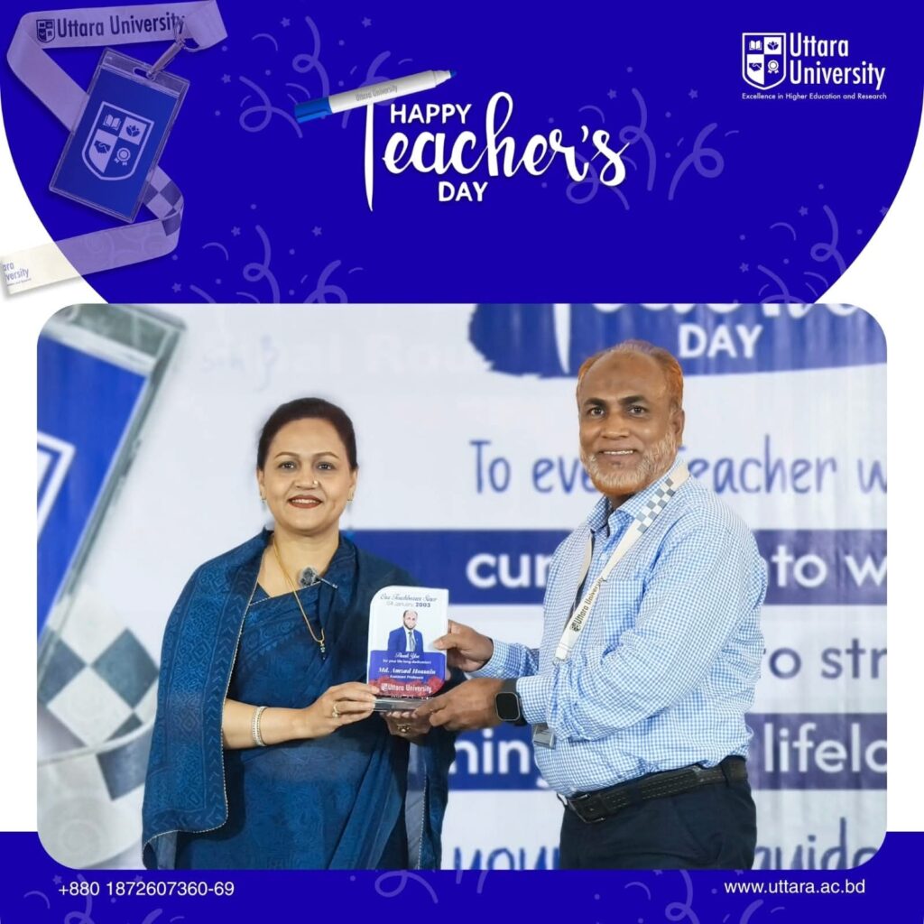 Uttara University Celebrates Teachers’ Day with Gratitude and Joy