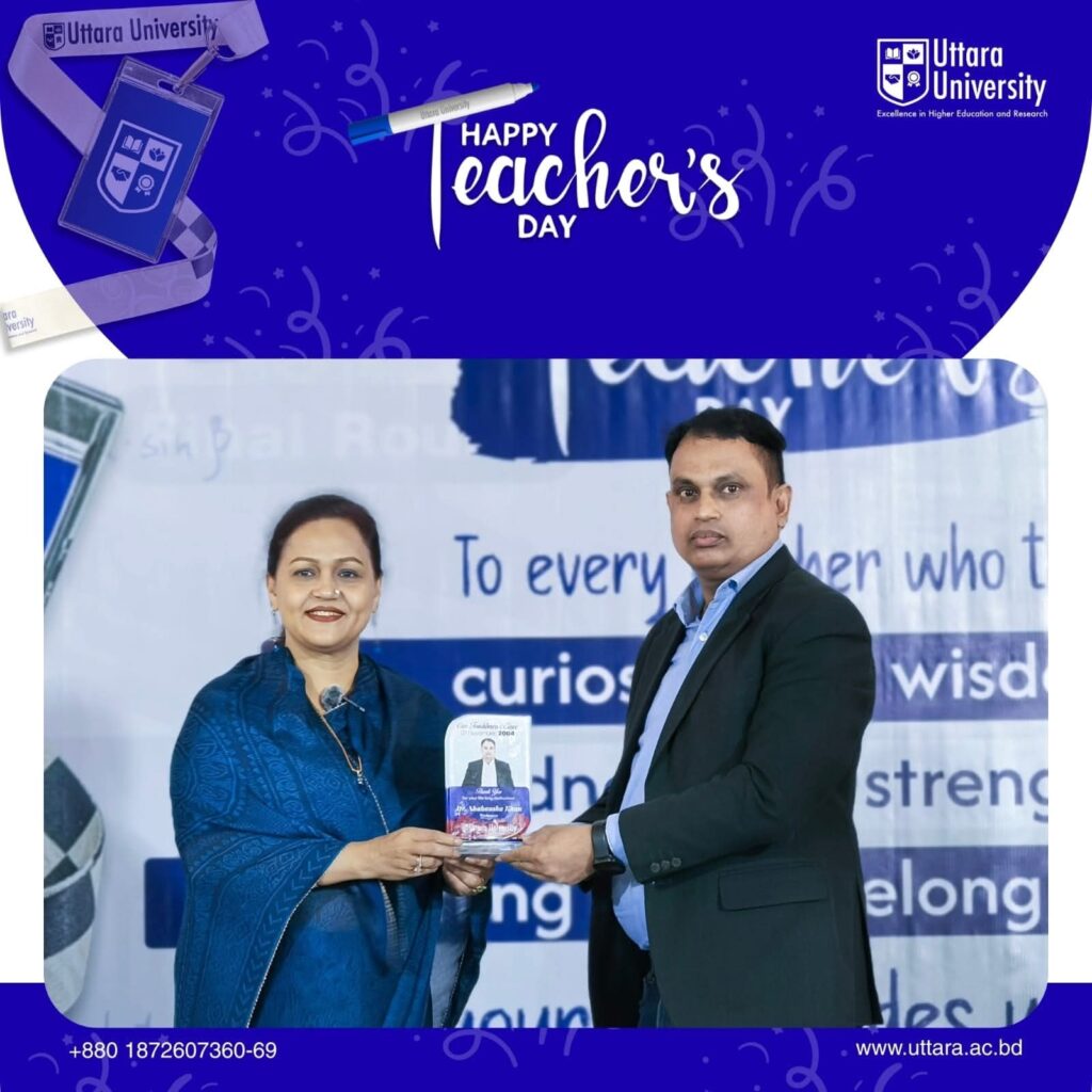 Uttara University Celebrates Teachers’ Day with Gratitude and Joy