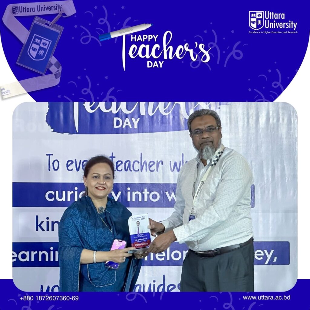 Uttara University Celebrates Teachers’ Day with Gratitude and Joy