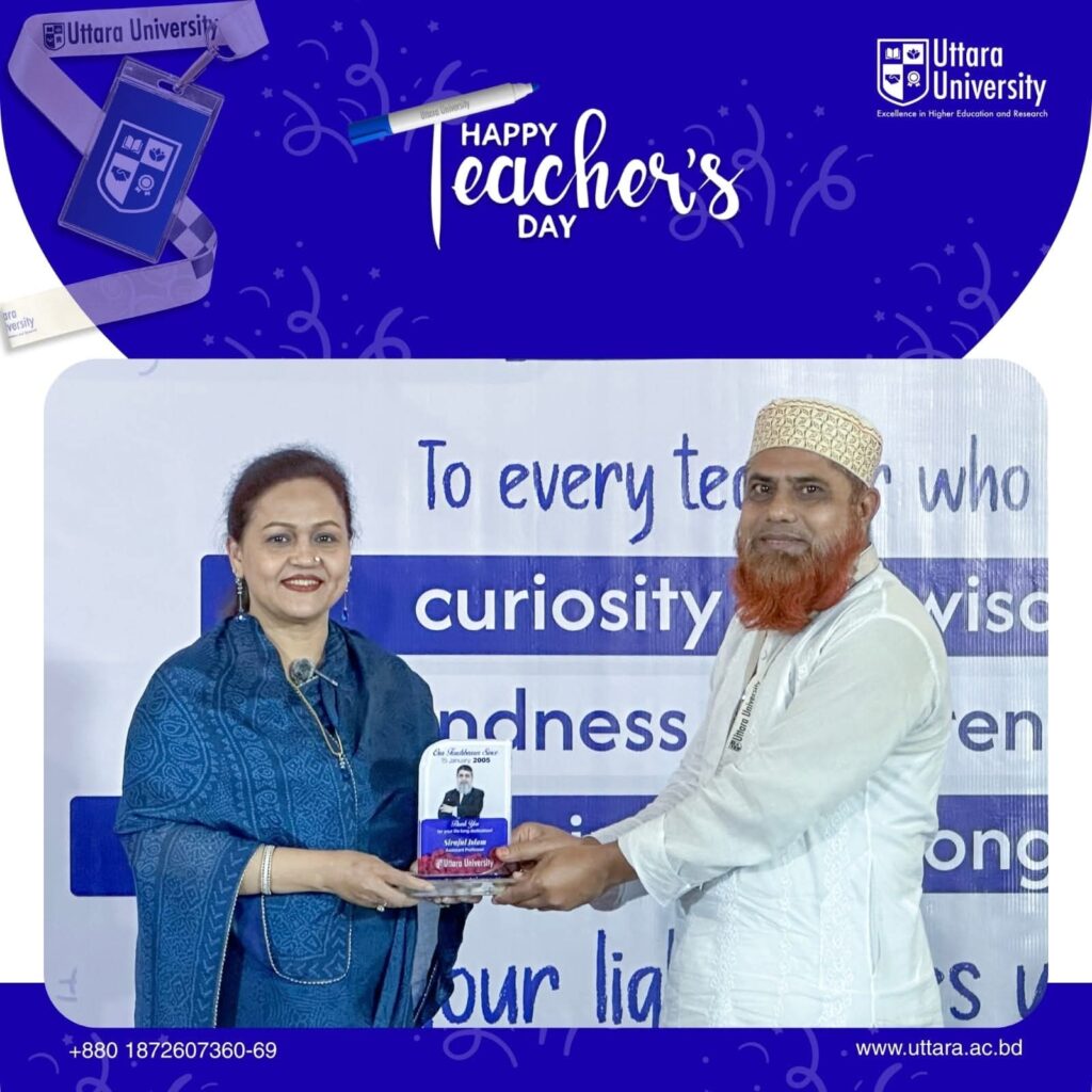 Uttara University Celebrates Teachers’ Day with Gratitude and Joy