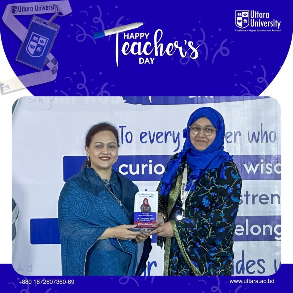 Uttara University Celebrates Teachers’ Day with Gratitude and Joy