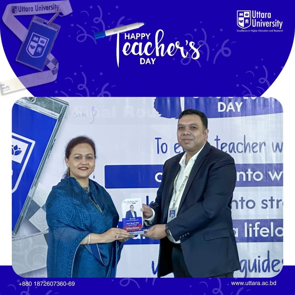 Uttara University Celebrates Teachers’ Day with Gratitude and Joy
