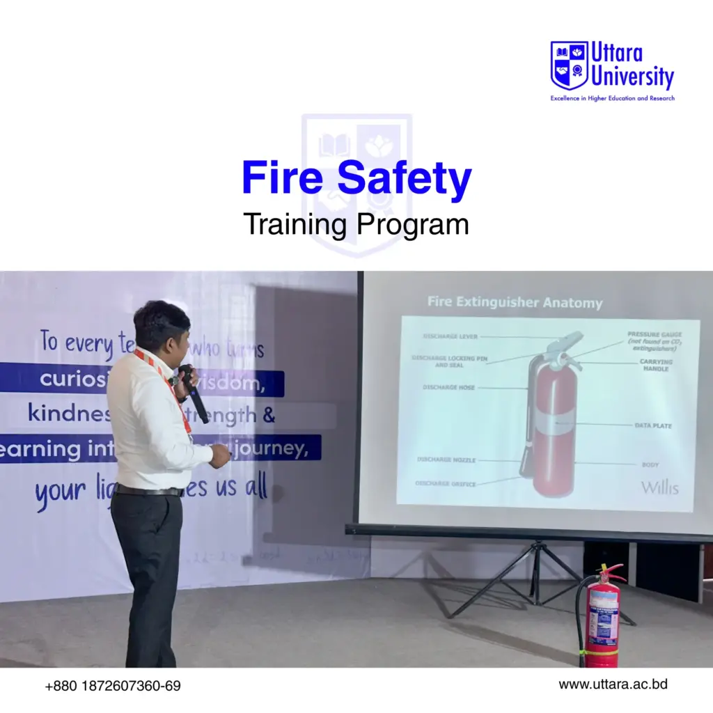 Uttara University Organises Fire Safety Training Program