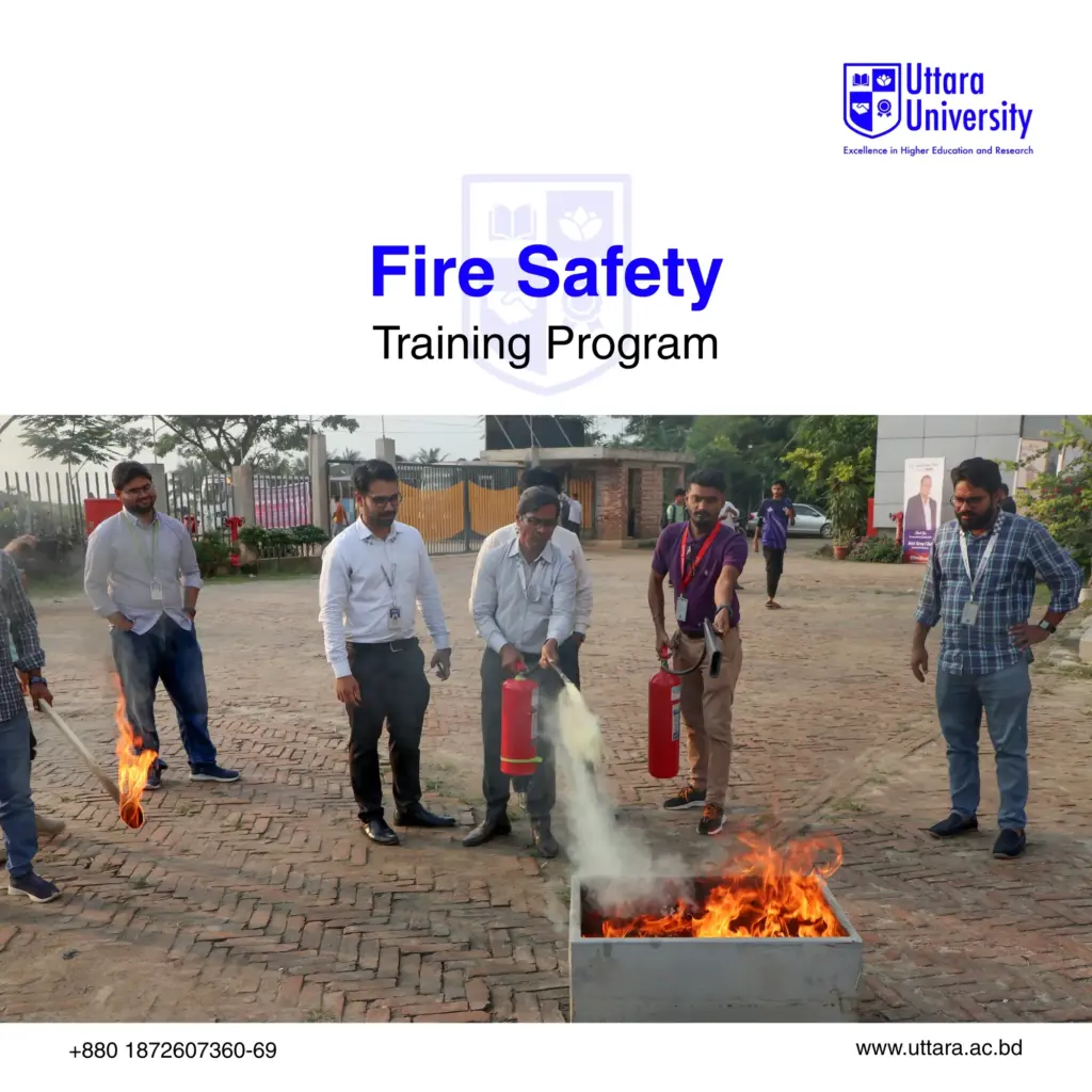 Uttara University Organises Fire Safety Training Program
