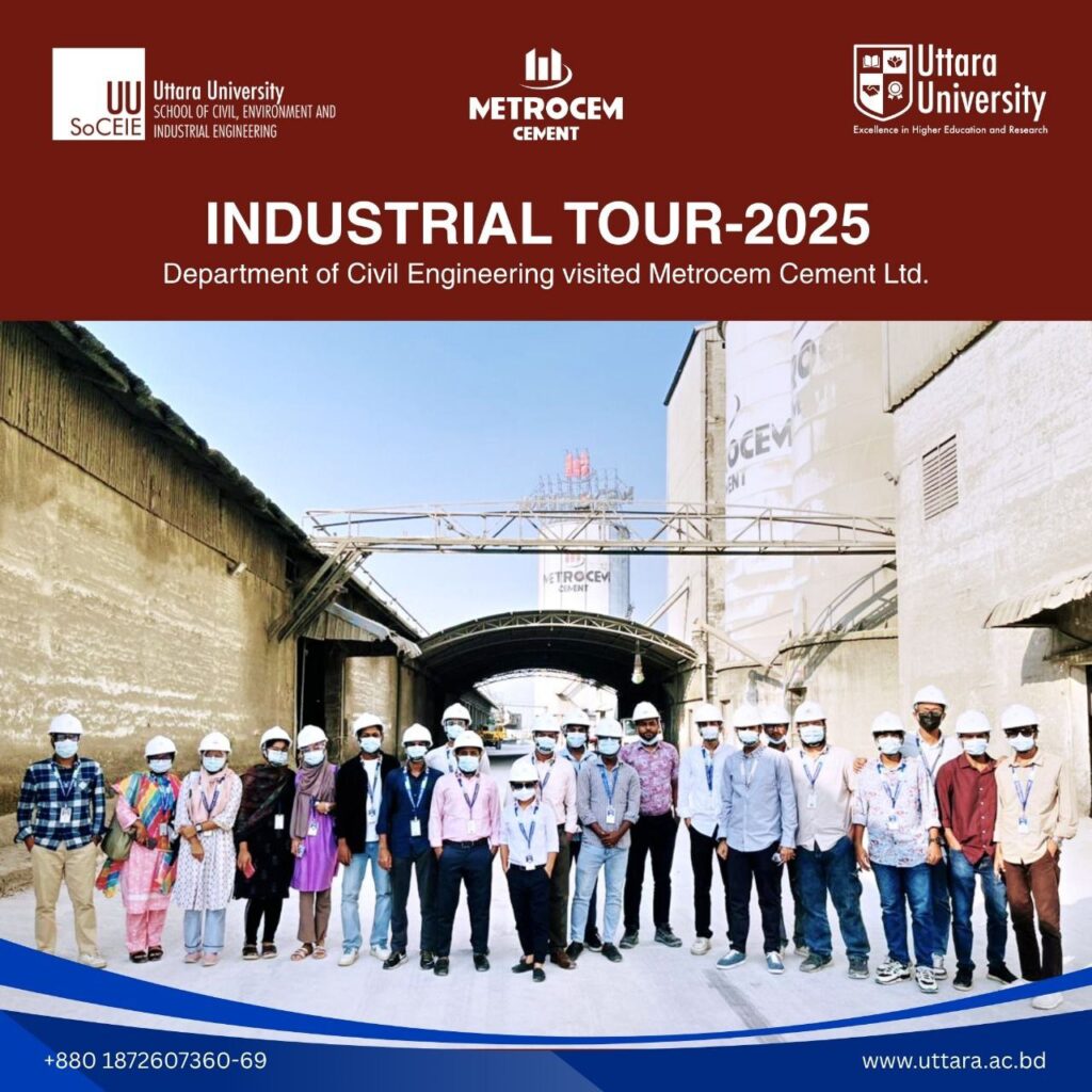 UU Industrial Visit to Metrocem Cement Ltd.