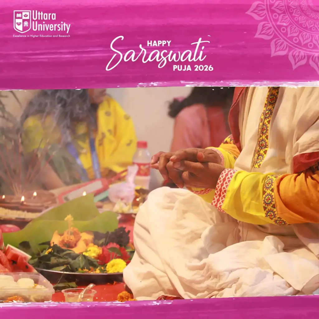 Saraswati Puja 2026 Observed at Uttara University
