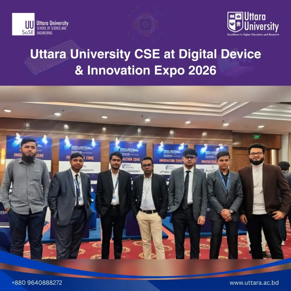 Uttara University CSE Shines at Digital Device & Innovation Expo 2026