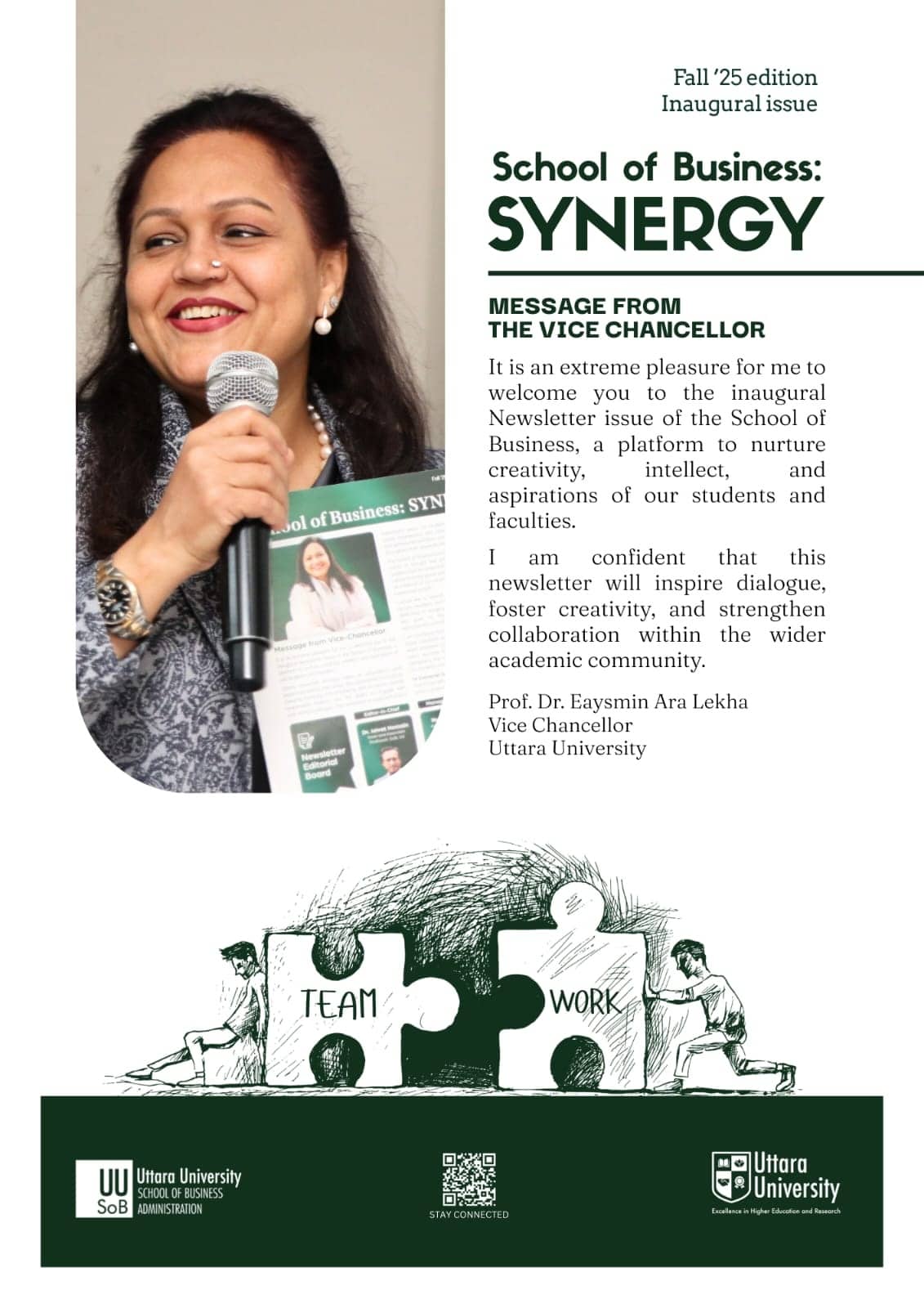 School of Business : SYNERGY: Issue - 01 | January 2026
