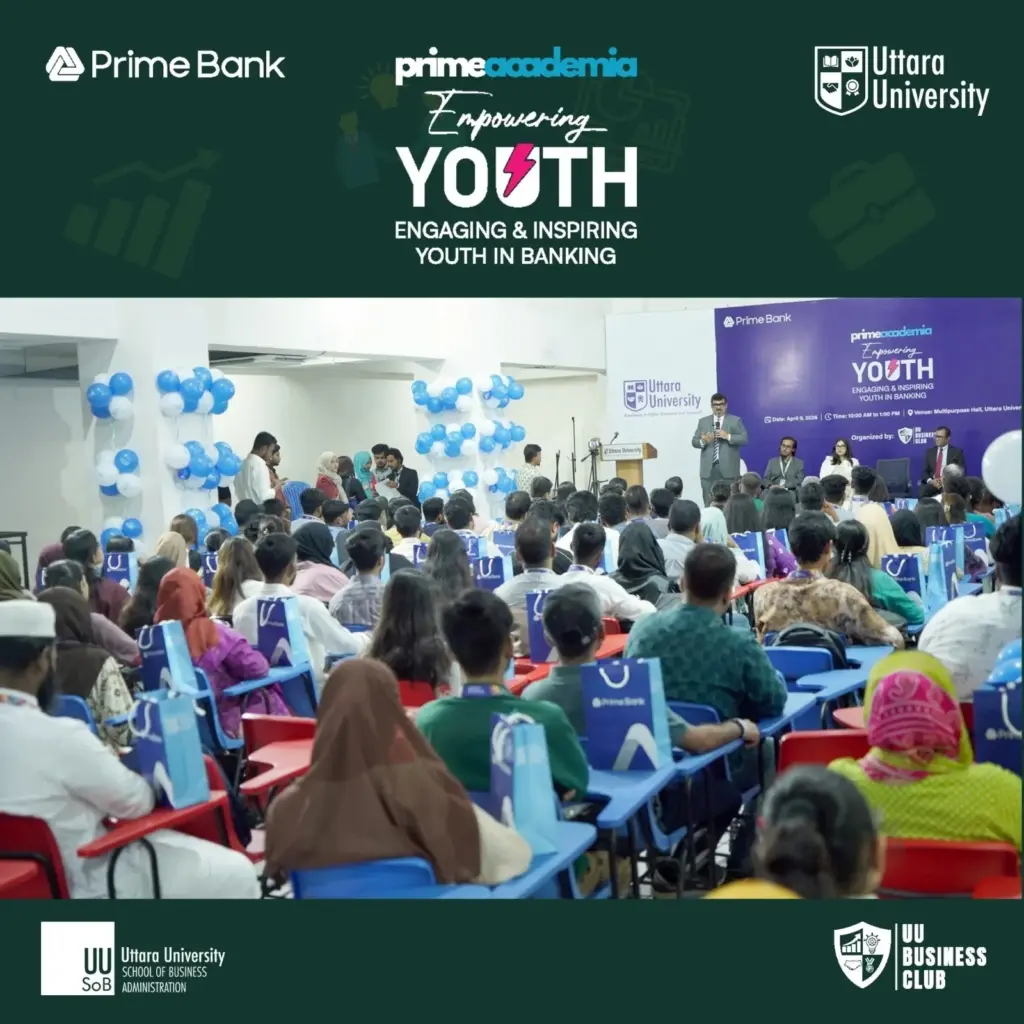 Uttara University Organized Financial & Career Literacy Program 2026 in Collaboration with Prime Bank