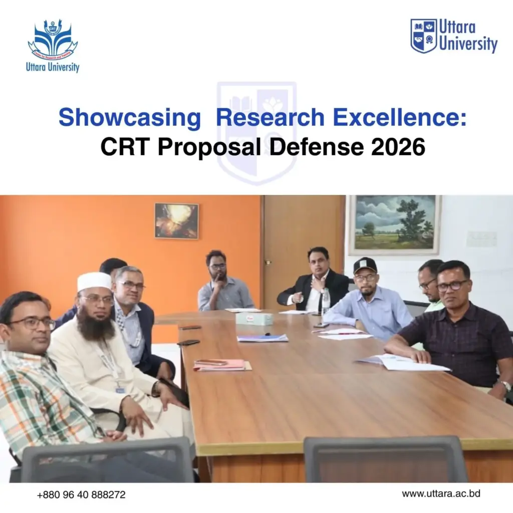 Showcasing Research Excellence: CRT Proposal Defense 2026 Held at Uttara University
