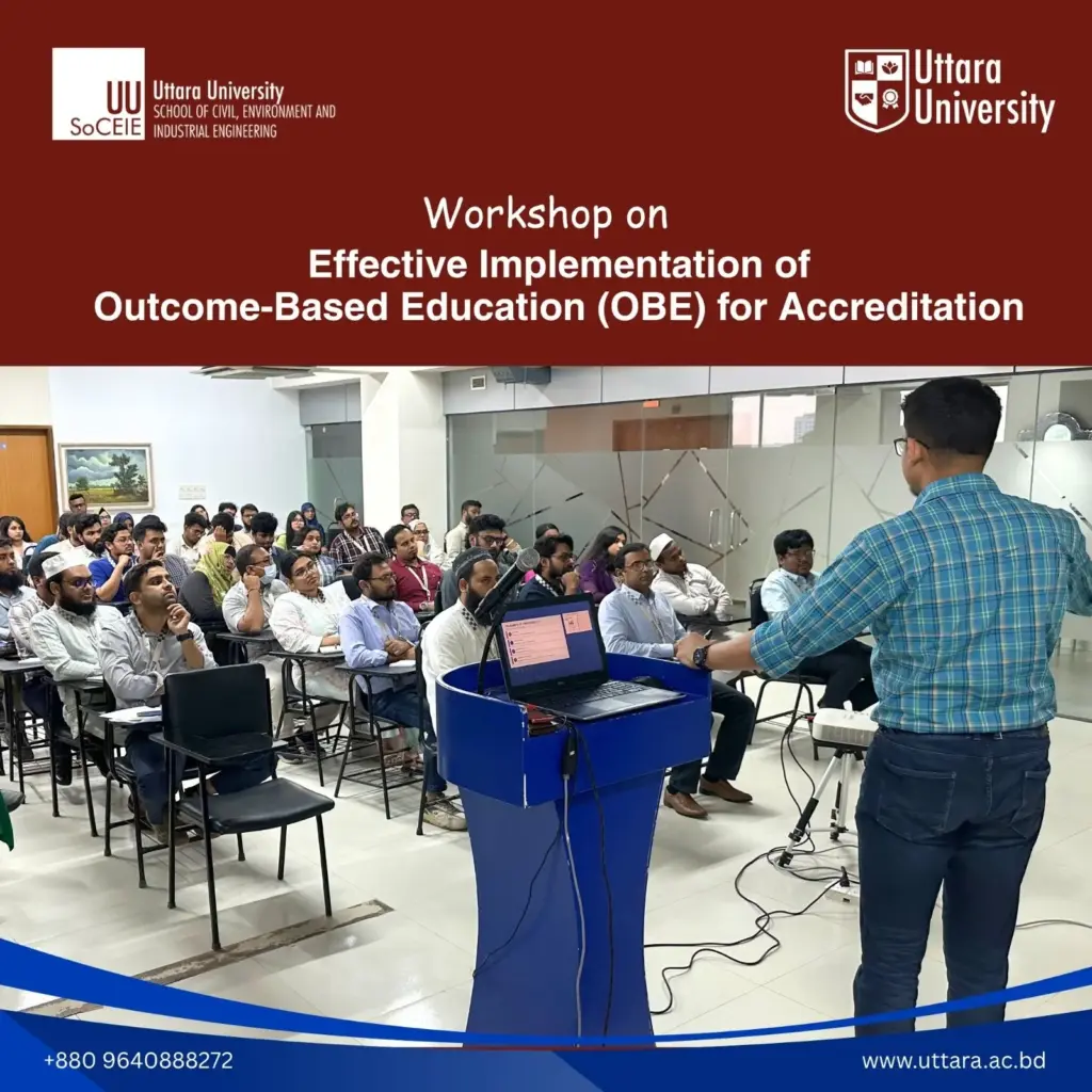 Uttara University Hosts Workshop on Effective Obe Implementation 