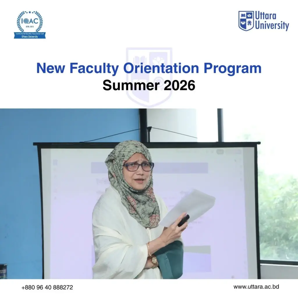 Uttara University Organizes New Faculty Orientation Program