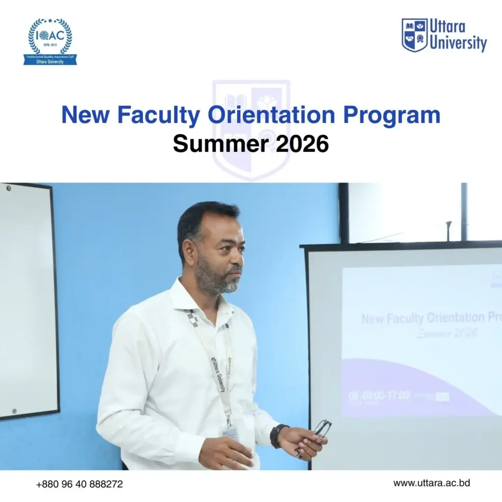Uttara University Organizes New Faculty Orientation Program