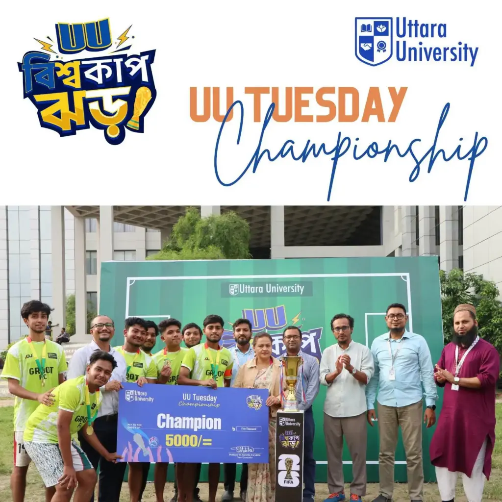 FC Groot Crowned Champions of the Tuesday Championship at Uttara University
