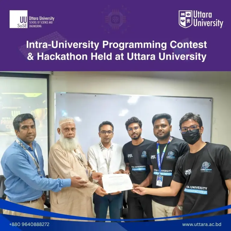 Coding Brilliance and Innovation Take Center Stage at Uttara University’s Code_Sphere 2026