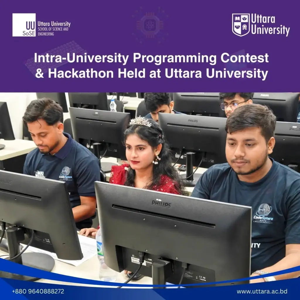 Coding Brilliance and Innovation Take Center Stage at Uttara University’s Code_Sphere 2026