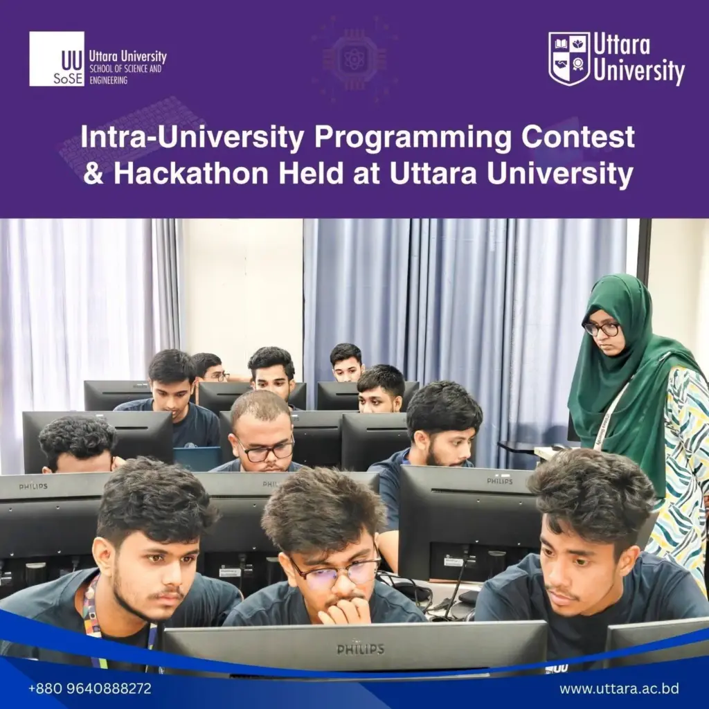 Coding Brilliance and Innovation Take Center Stage at Uttara University’s Code_Sphere 2026