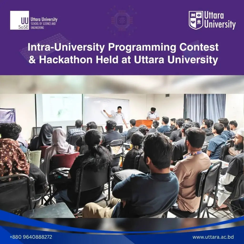Coding Brilliance and Innovation Take Center Stage at Uttara University’s Code_Sphere 2026