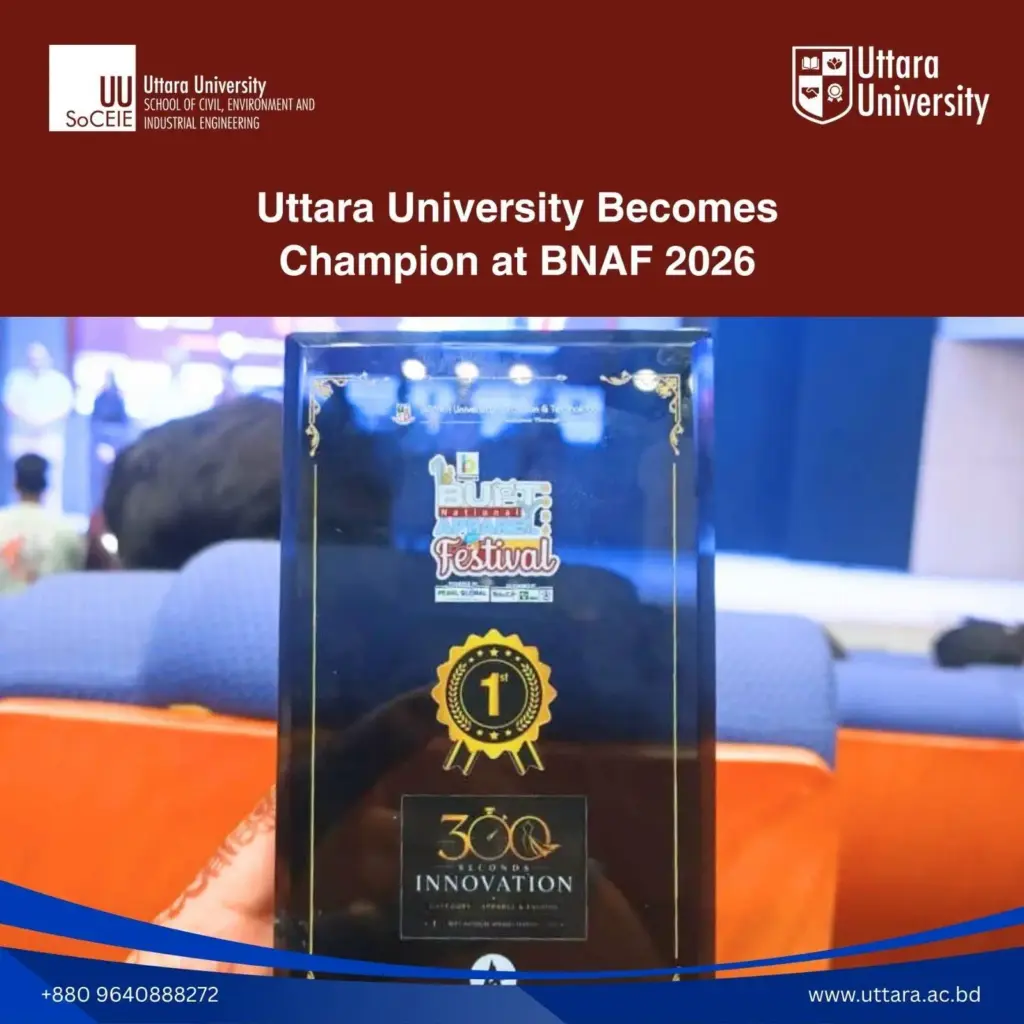Uttara University Crowned Champion at BNAF 2026