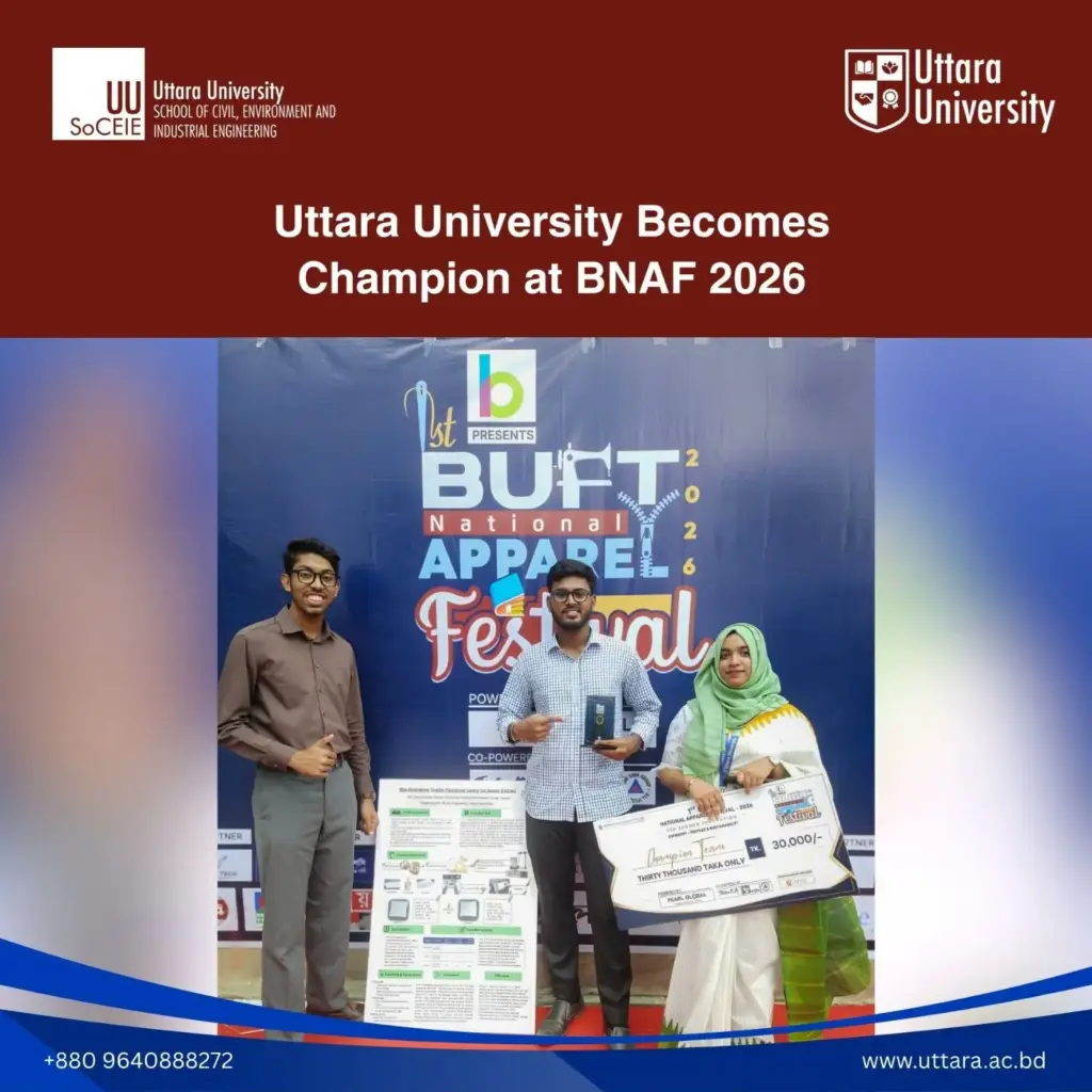 Uttara University Crowned Champion at BNAF 2026