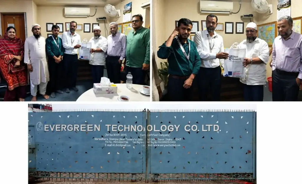 Uttara University Expands Industry Partnership Through Visit to Evergreen Technology Co. Limited