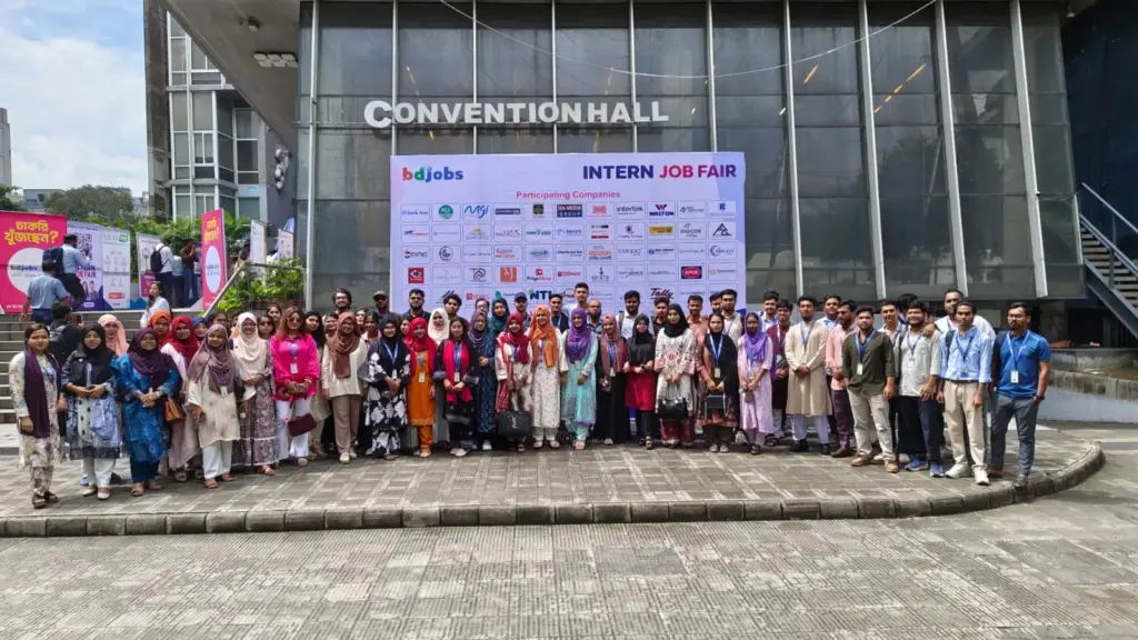 Uttara University Students Visited Intern Job Fair 2026
