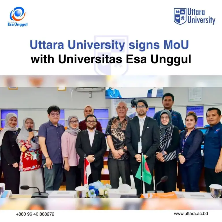 Uttara University signs MoU with Universitas Esa Unggul
