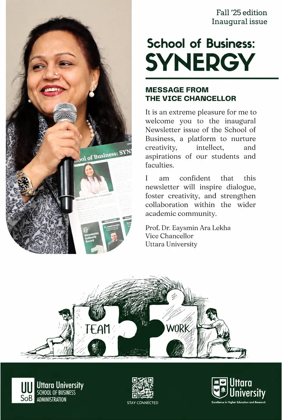 School of Business : SYNERGY Issue - 1