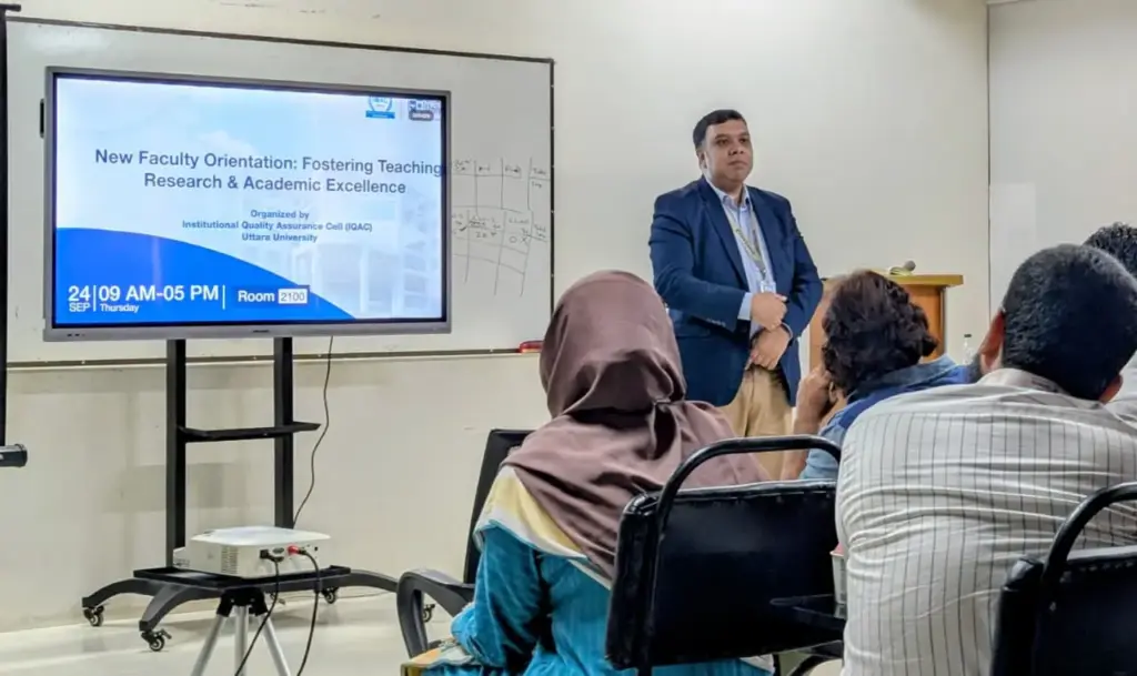 IQAC of Uttara University Hosts New Faculty Orientation Program