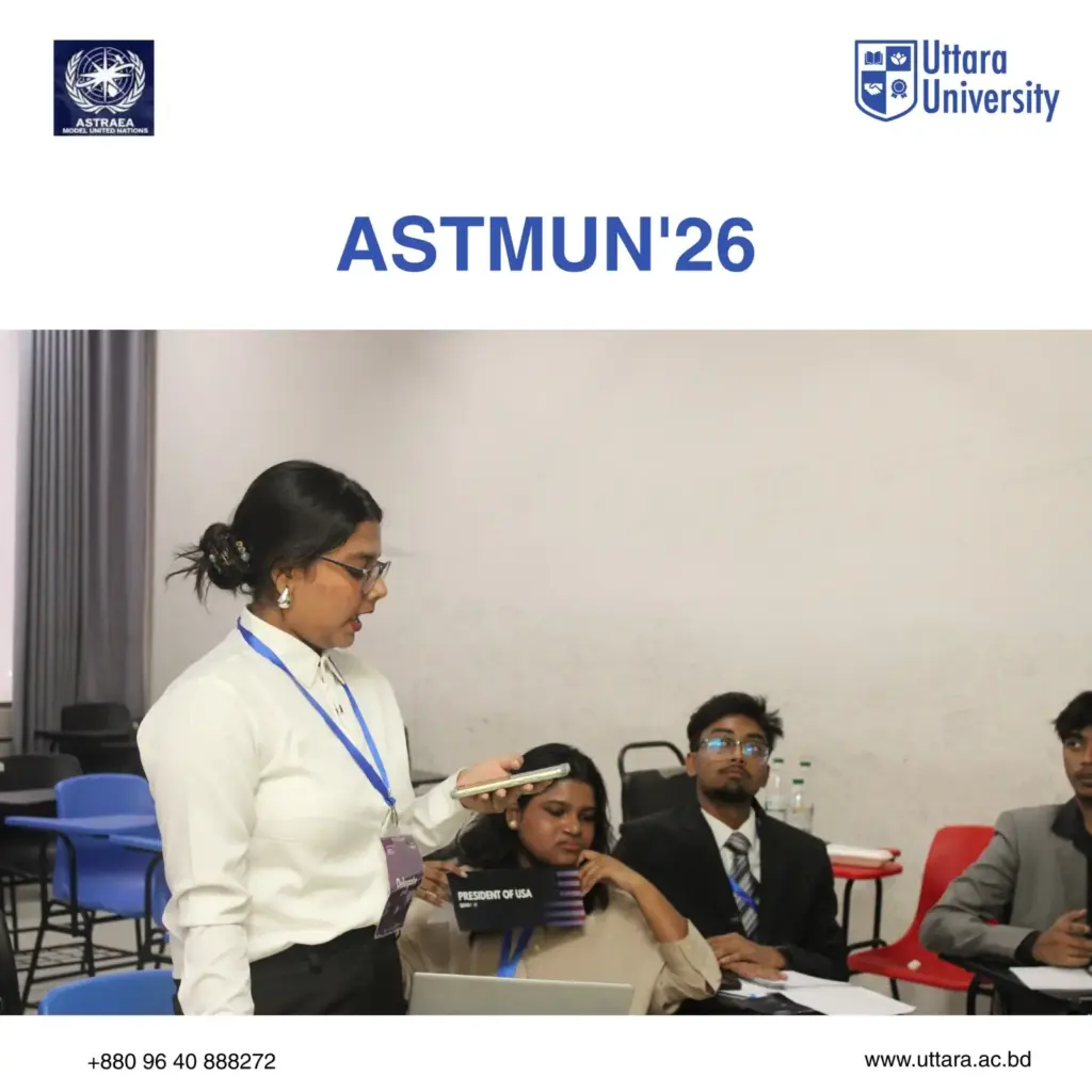 Uttara University Hosts Three-Day AST MUN Conference