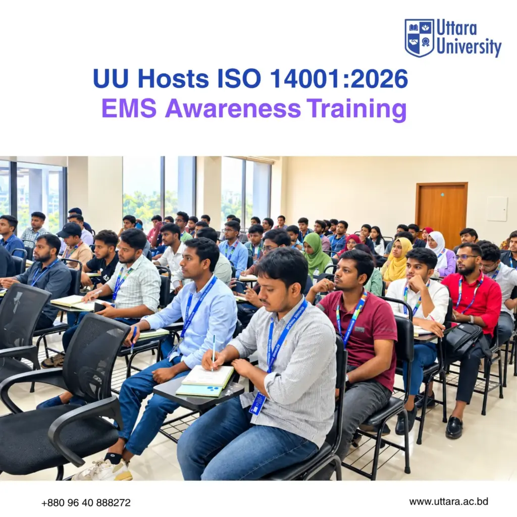Uttara University Hosts ISO 14001:2026 EMS Awareness Training