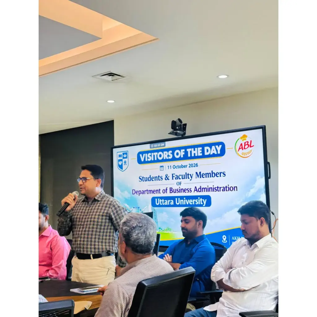 Bridging Academia with Industry: Uttara University Visits Akij Bakers Ltd.