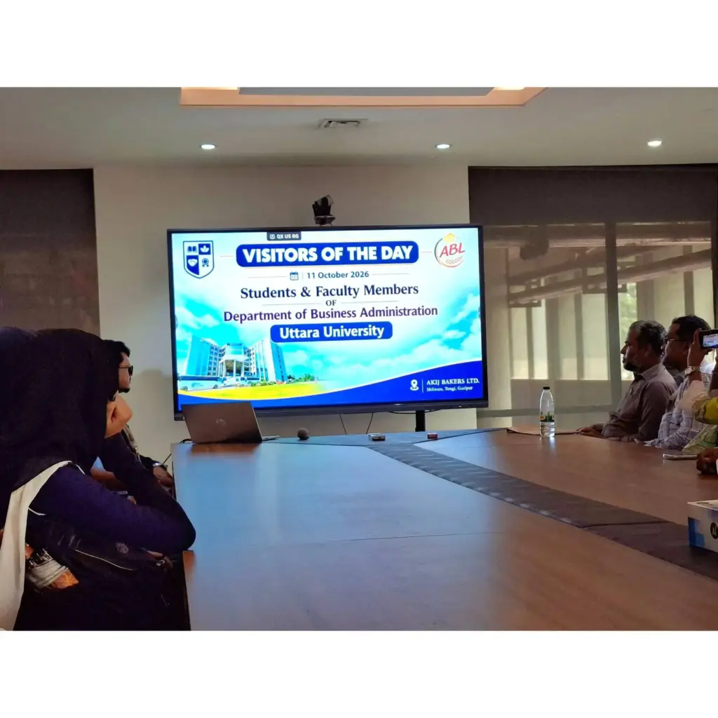 Bridging Academia with Industry: Uttara University Visits Akij Bakers Ltd.